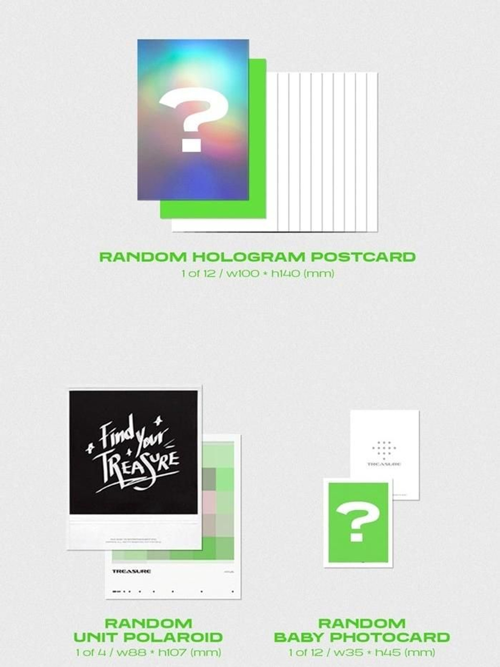 Альбом Treasure - The First Step : Treasure Effect 1st Album RANDOM Version