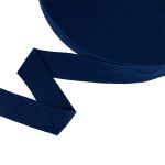 Тесьма (лента) киперная (100% х/б) 25 мм / 50 метров, т.синий/dark blue, Gamma TCT-25