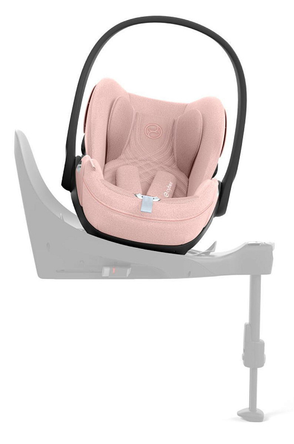 Коляска 3 в 1 Cybex Priam IV Chrome Brown complete и автокресло Cloud T i-Size Peach Pink Plus Leaf Green