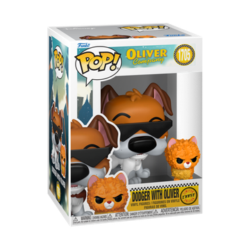 Фигурка Funko POP! Disney Oliver and Company Dodger with Oliver Chase (1705)