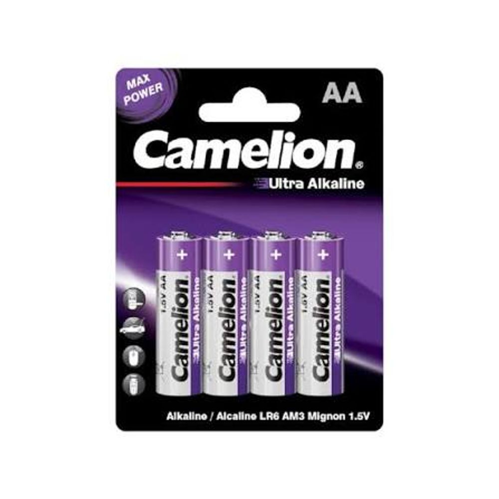 Батарейки Camelion Ultra BL-4 LR6 LR6-BP4UT 15В