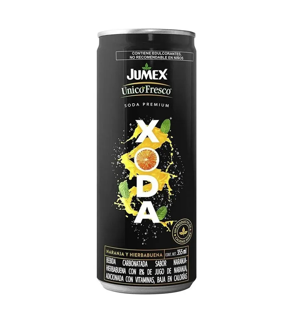 Напиток газированный XODA JUMEX Апельсин 355мл (12)  Мексика