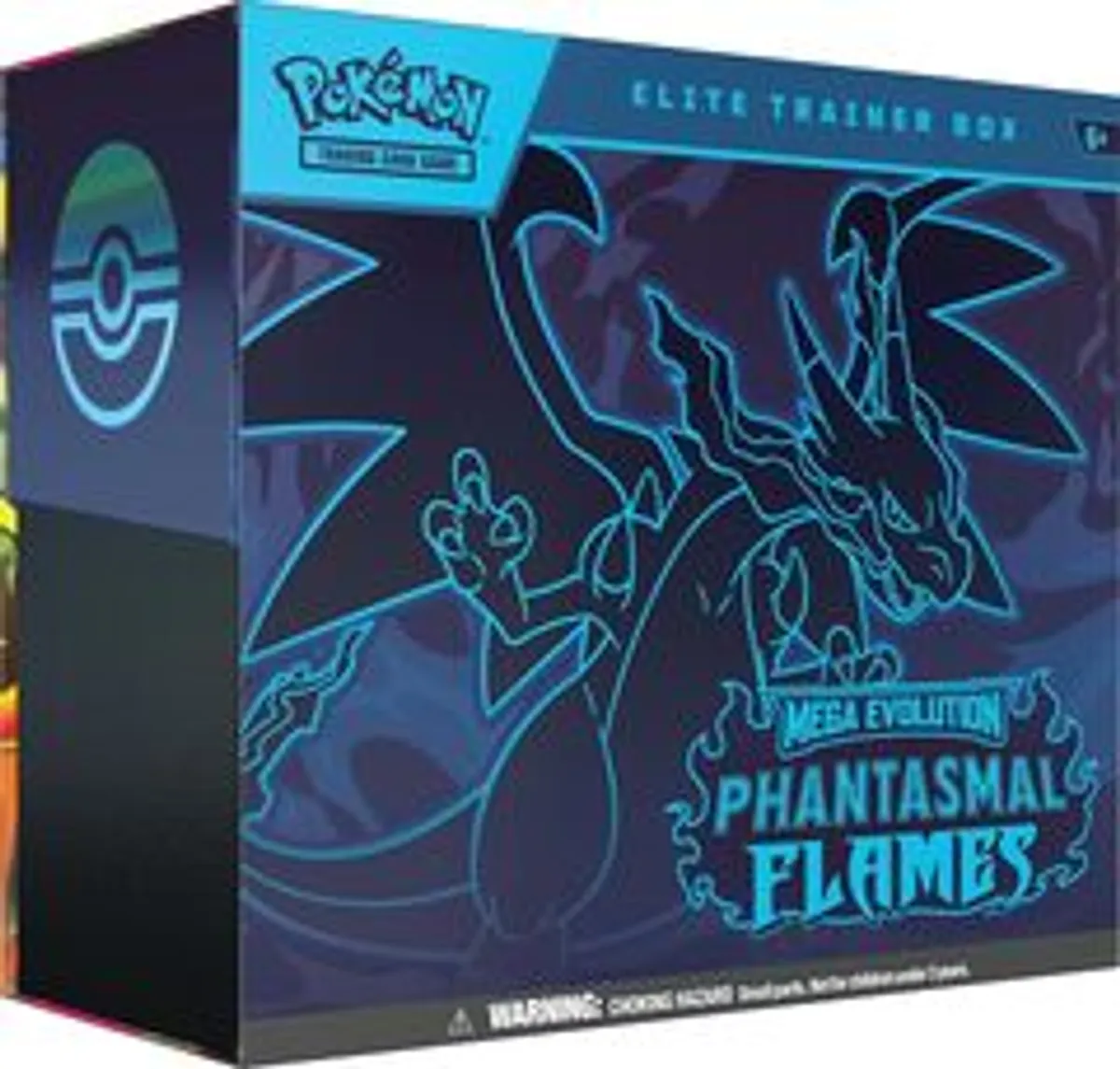 Набор карточек Pokemon TCG: Mega Evolution Elite Trainer Box (Phantasmal Flames) (на английском языке)