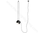 Pendant design lamp  AIM by Flos (1 lampshade ,  Black)