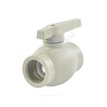 Кран шаровой PP-R серый Дн 25 внутренняя пайка VALFEX 10144025Г
