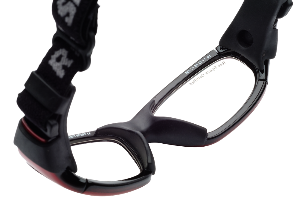 Спортивные очки с диоптриями Rec Specs / Maxx 21 / Crimson Black / подростковые старше 10 лет