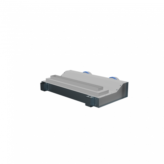 Flexag SHN-1-500-25-W щелевой диффузор с низкопрофильной КСД под гипсокартон, белый
