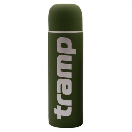 Термос TRAMP Soft Touch 1.2 л, артикул TRC-110, цвет Хаки