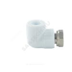 Угольник PP-R комбинированный белый Дн 32х1 1/4" с накидной гайкой VALFEX 10138132