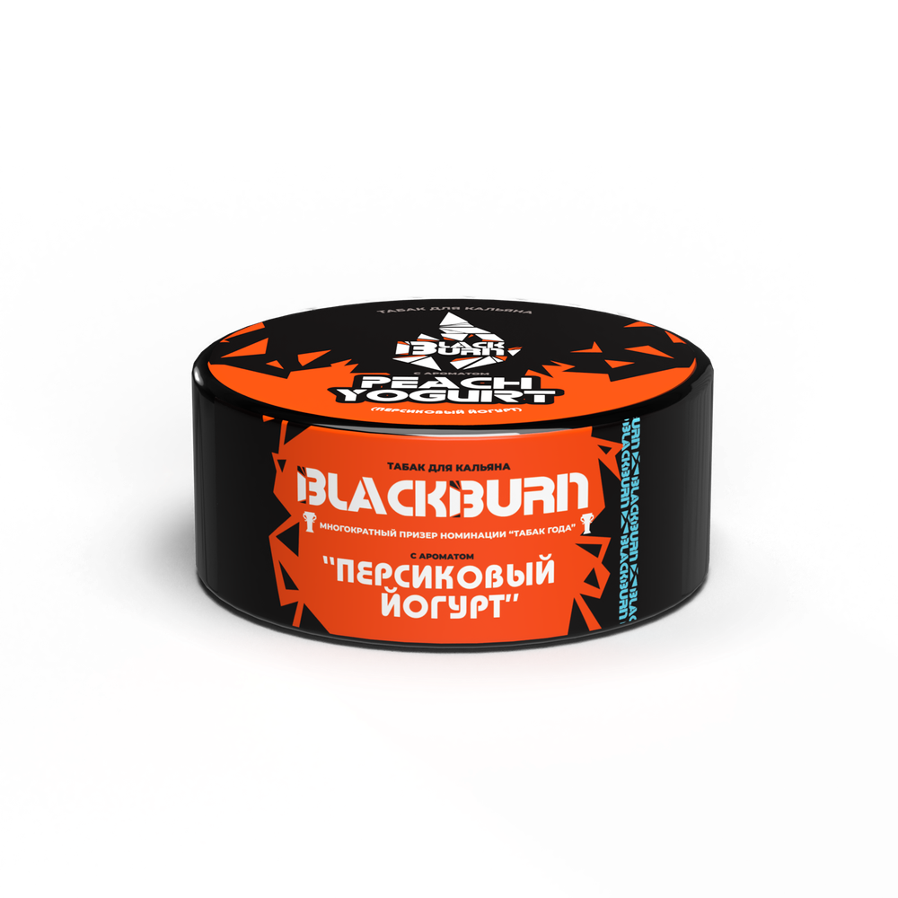 М. Табак для кальяна BlackBurn Пич Йогурт (Персиковый йогурт), 25г.