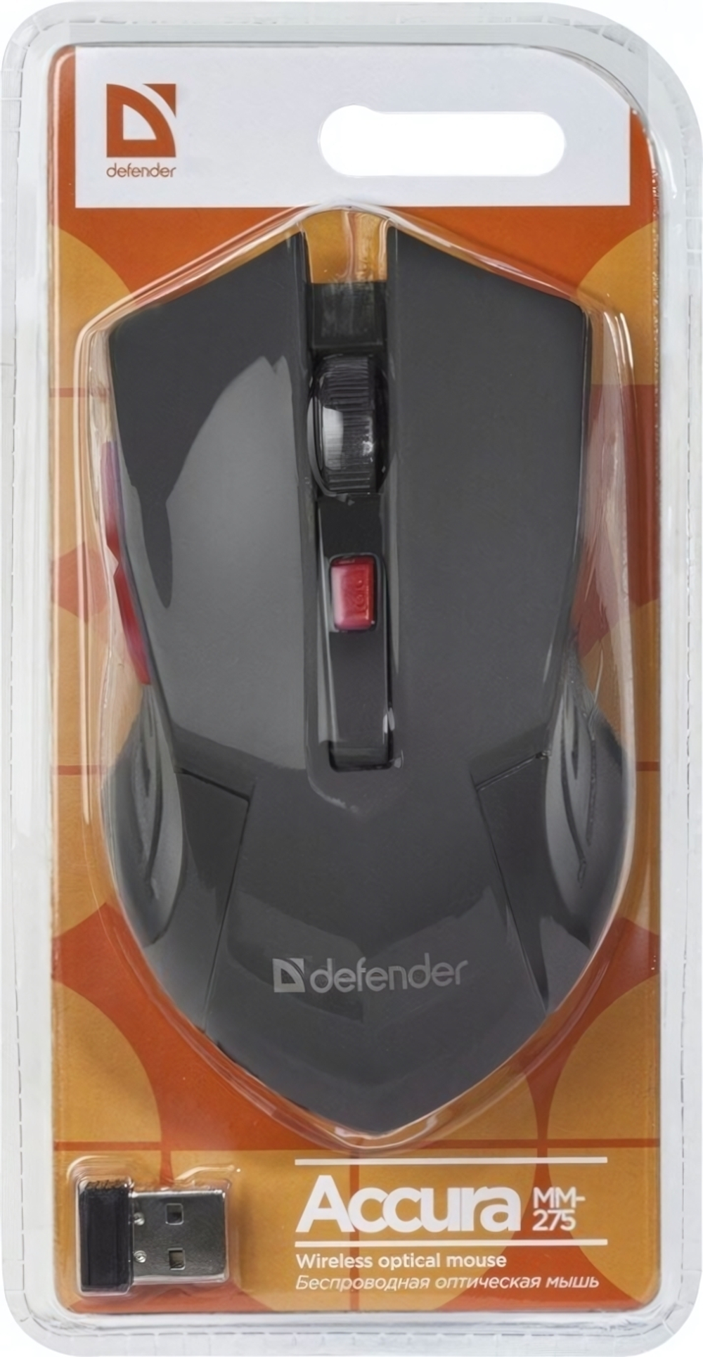 Мышь беспроводная Defender Accura MM-275 Red