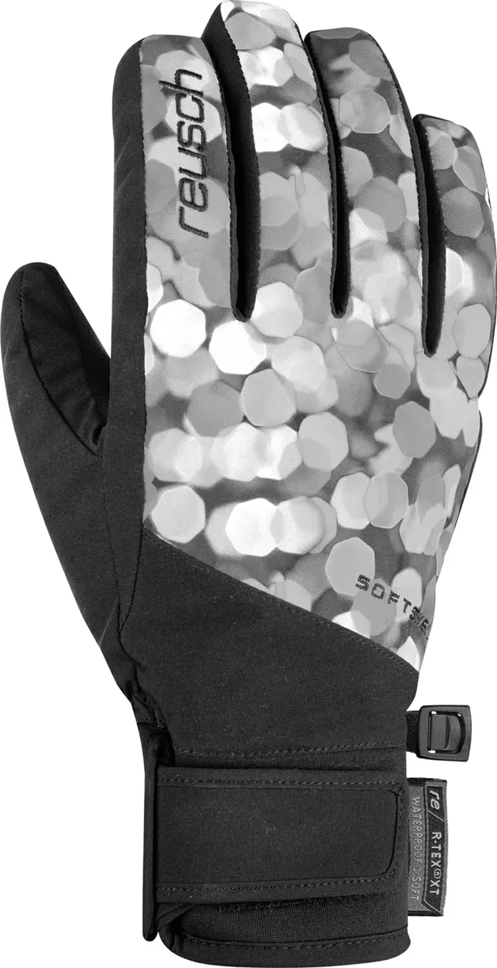 Перчатки горнолыжные REUSCH Britney R-Tex XT Black/Multi Grey (inch (дюйм):7,5)