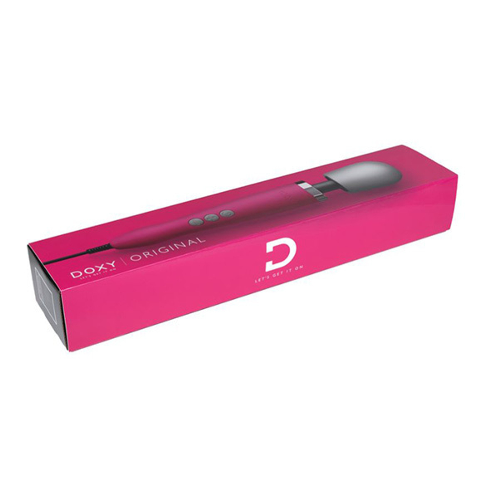 Розовый вибратор-вонд 37см Doxy Original Massage Wand Pink