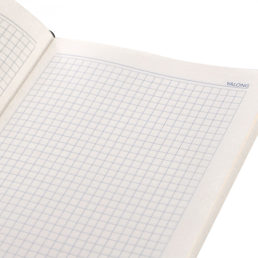 Записная книжка 11,5*14,5 см, Yalong, 7БЦ, иск. кожа (soft-touch), ляссе, тонир. блок, клапан на магните, ассорти, клетка, 120 л.