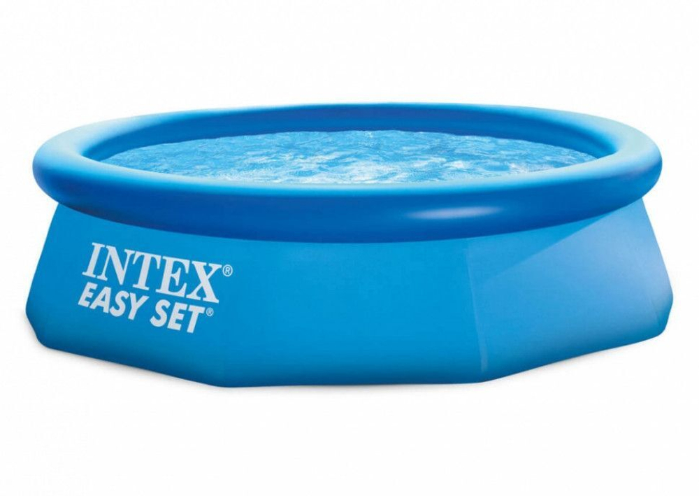 Надувной бассейн 244х76 см Intex 28110, круглый семейный бассейн Easy Set 2419 л