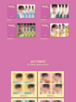 Альбом HIGHLIGHT - SWITCH ON 5th Mini Album DIGIPACK 4 Version SET