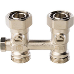 Узел нижнего подключения прямой STOUT - 3/4" (НР/НГ, PN10, Tmax 120°С, для однотрубной системы)