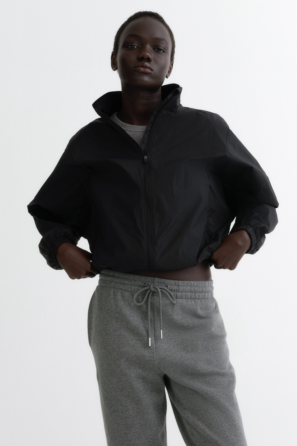 Спортивные брюки из смеси хлопка - H&M