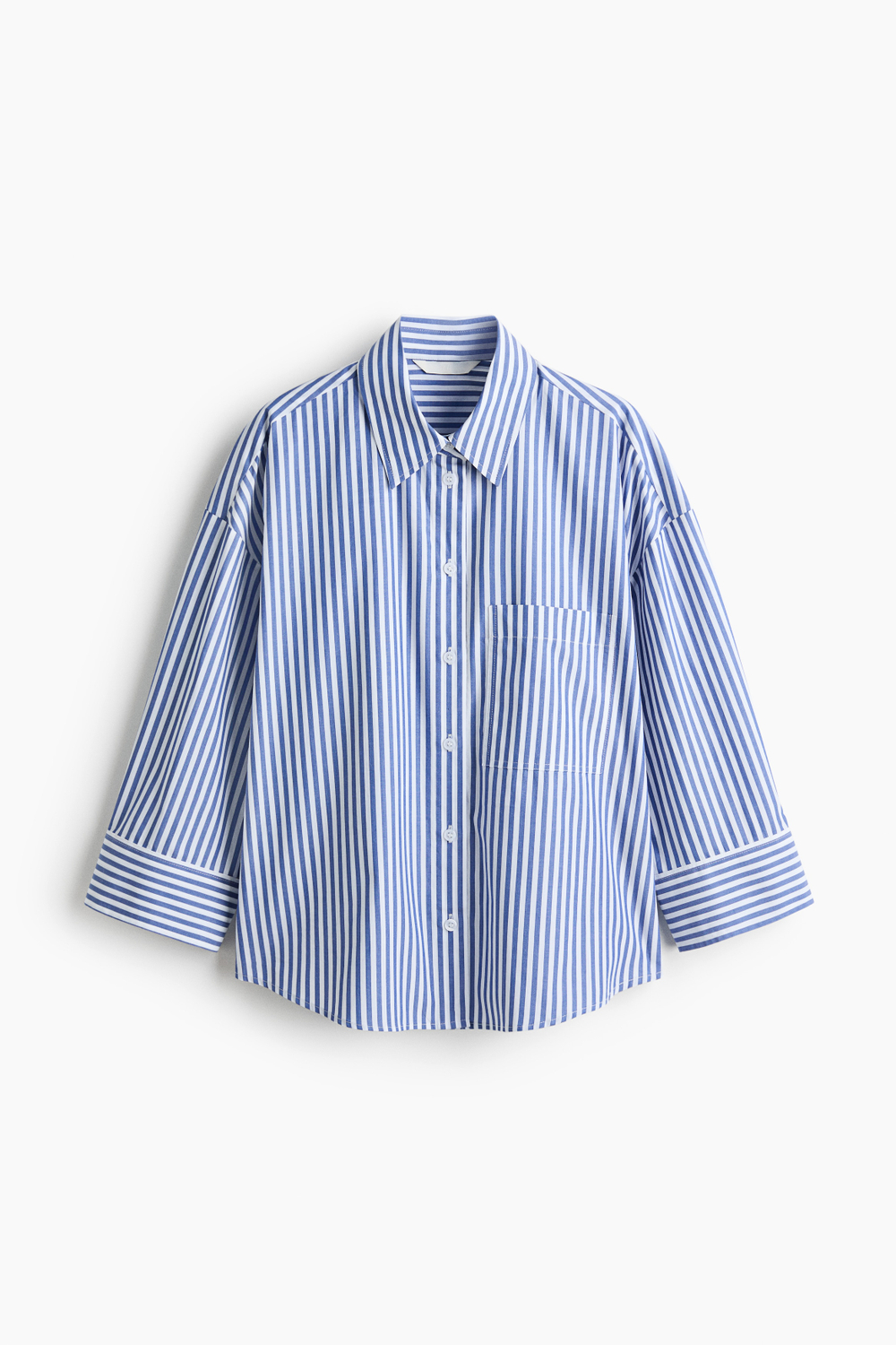 Короткая рубашка из поплина - H&M