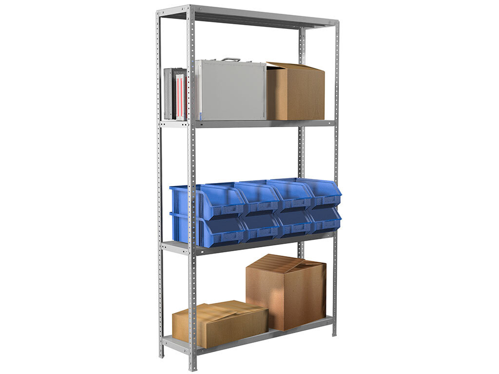 Стеллаж MS STANDART 1850х1000х400 (4 полки)