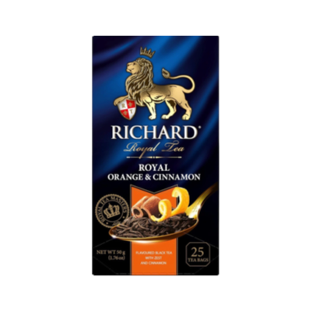 Чай Richard Royal Orange&Cinnamon апельсин/корица 25пакет.50гр