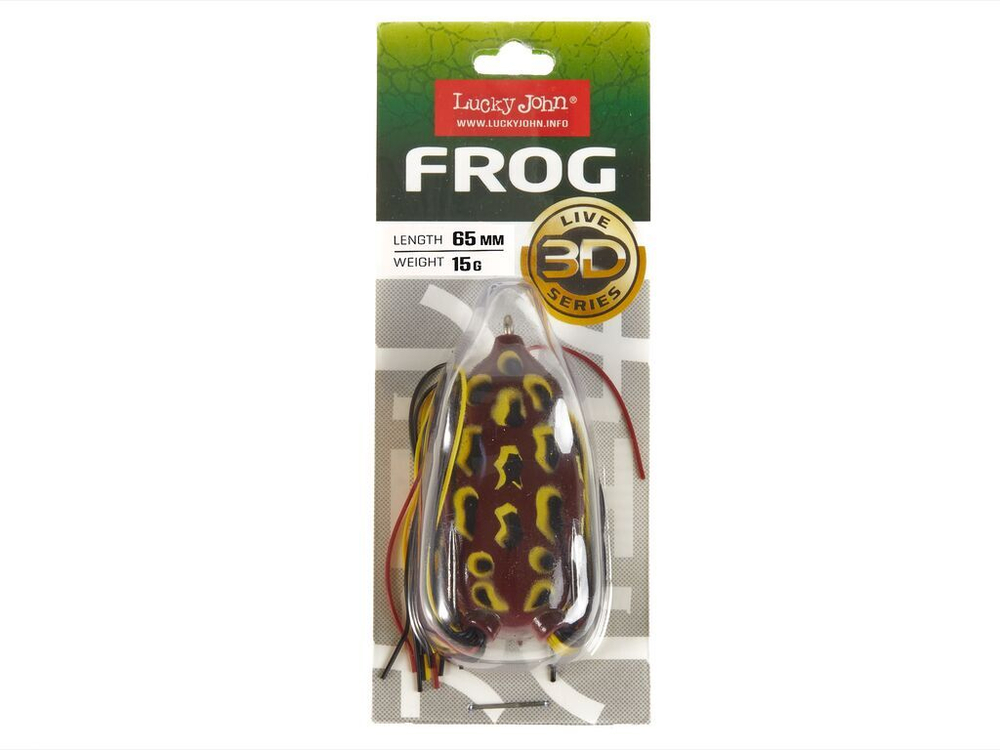 Приманка мягкая LJ 3D Series FROG 2.6in (06.50)/005 1шт.