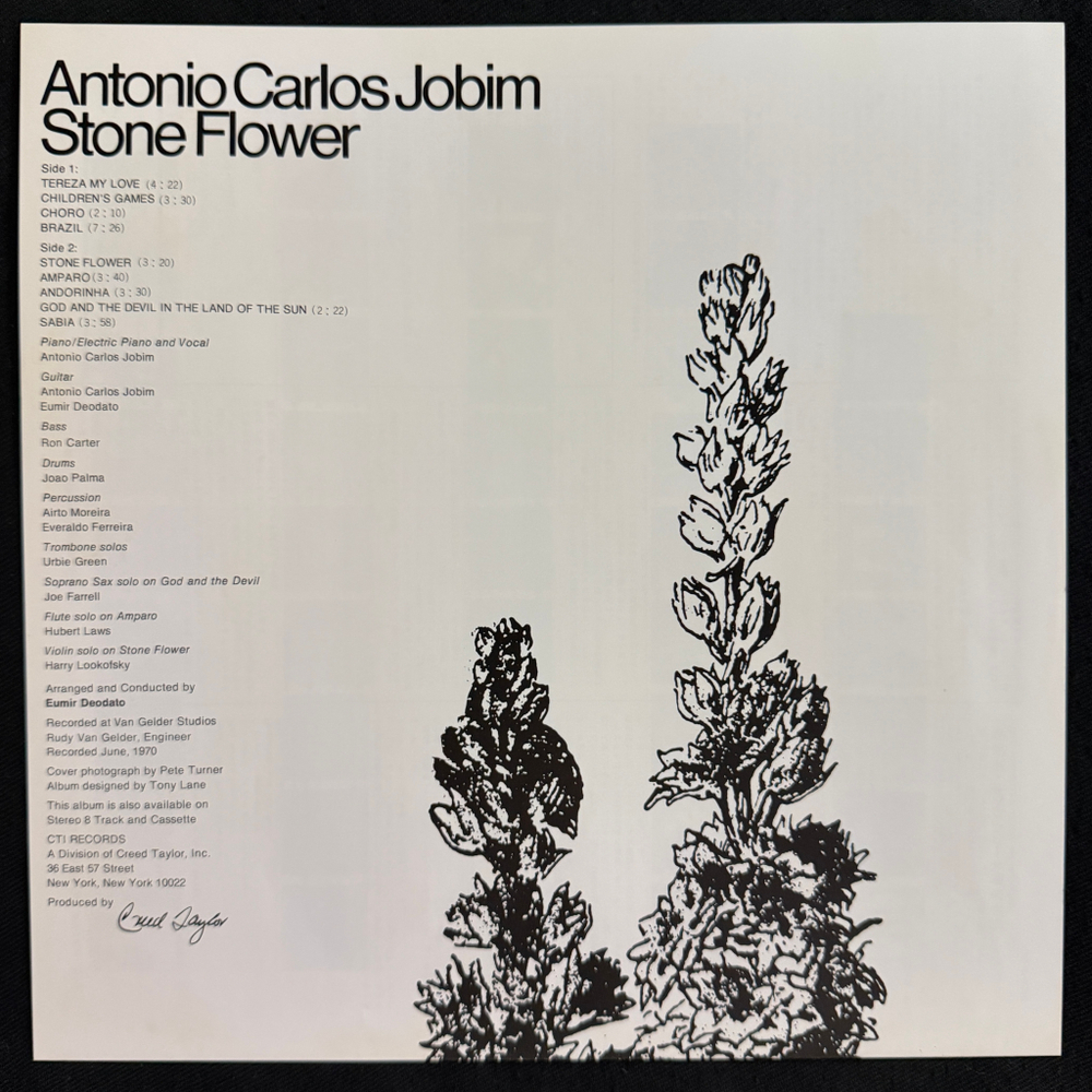 Antonio Carlos Jobim – Stone Flower (Япония 1982г.) Т