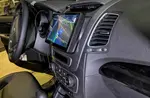 Магнитола для KIA Sorento 2 XM 2012-2020 c экраном климата снизу (рамка-накладка) - Airok RM-2301 Android 12, SIM-слот