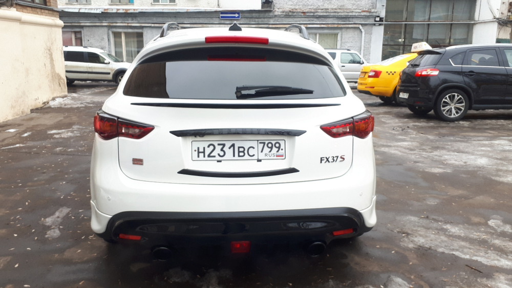 Реснички задние Infiniti QX70 FX37 FX50 FX30d
