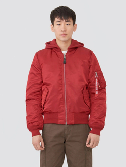 Бомбер Alpha Industries MA-1 NATUS COMM. RED/VNTG OLIVE LINING