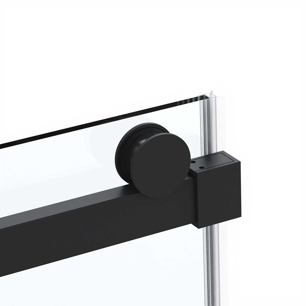 Душевой уголок Vincea Комо Софт (Como Soft) VSR-1CS1013CLB, 1300*1000, черный, стекло прозрачное