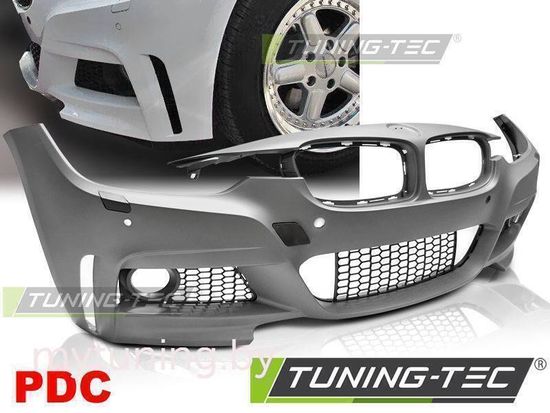 Бампер передний для BMW 3 F30 / F31 (11-...) под датчики парковки M-Tech Look