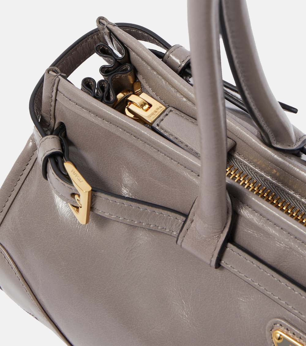 Сумка Prada Bonnie Medium Leather Shoulder Bag "Grey"