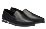 PRADA Casual Leather Shoes Men"s Low top Black