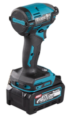 Шуруповерт ударный аккумуляторный, XGT BL 40В, XPT, 1/4", 210 Нм, 4+1 Т режим, защита от непреднамер Makita TD003GA201