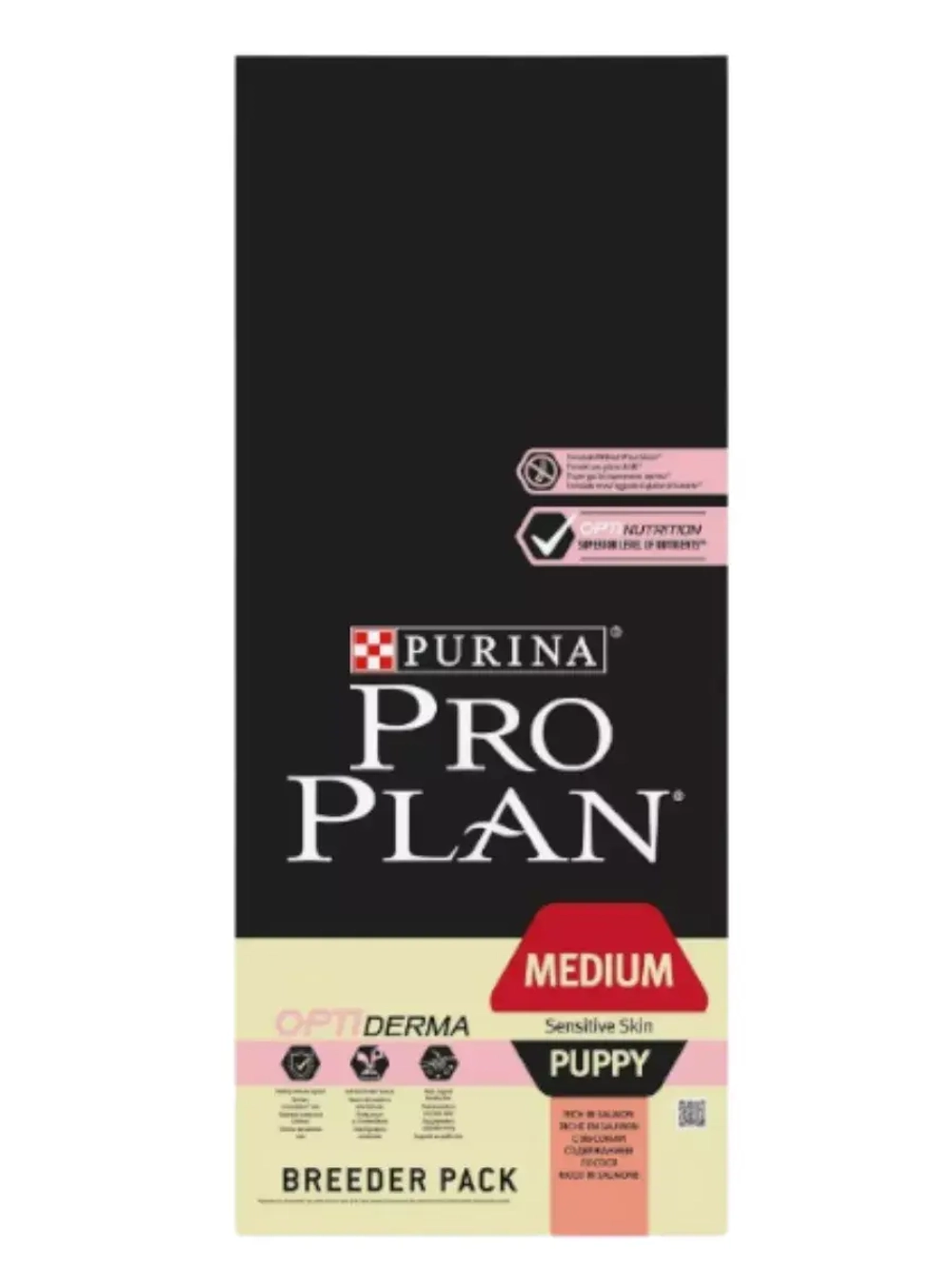 PRO PLAN Puppy Medium Sensitive Skin (Про План Паппи Медиум Сенситив Скин) корм для щенков средних пород лосось 18кг