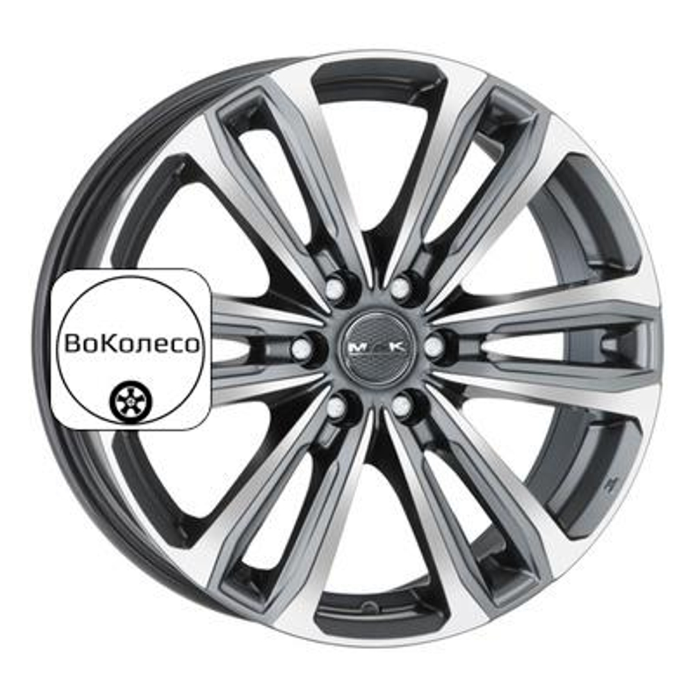 8x18/6x130 ET53 D84,1 Safari 6 Gunmetal Mirror Face MAK