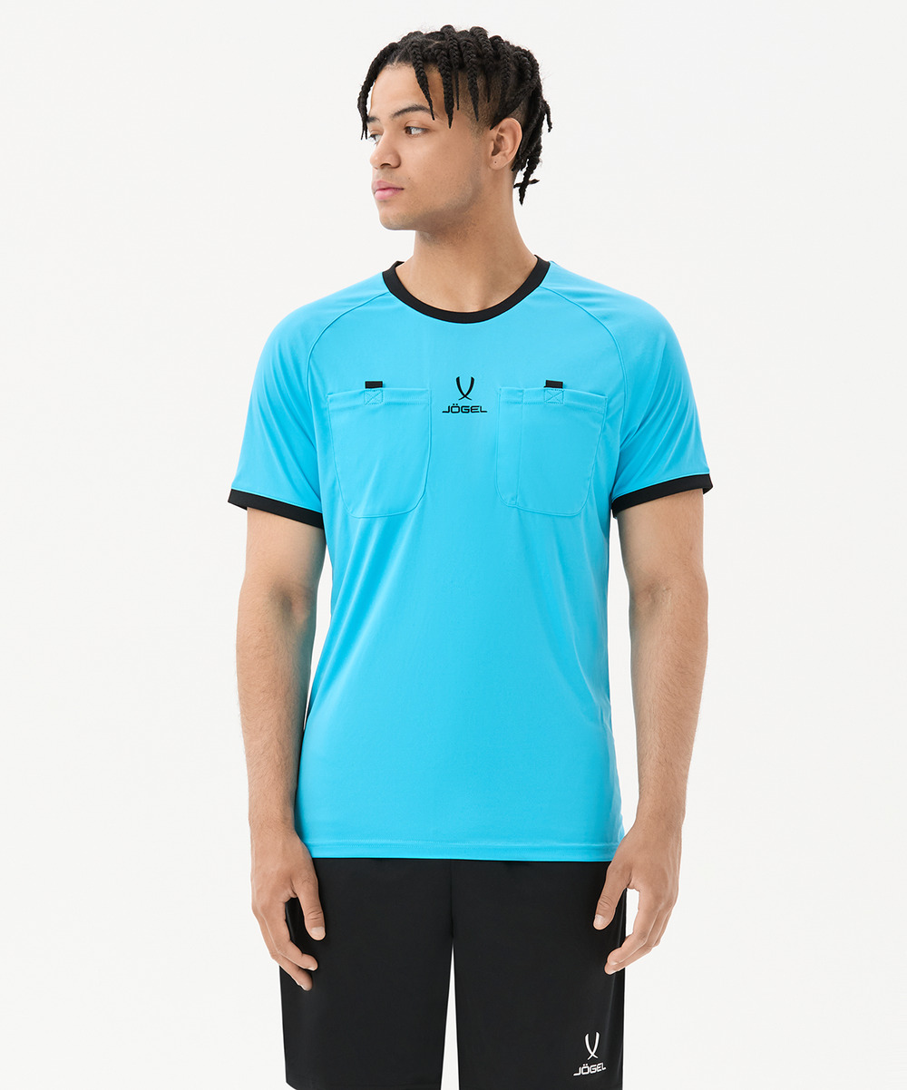Футболка судейская Referee tee, голубой