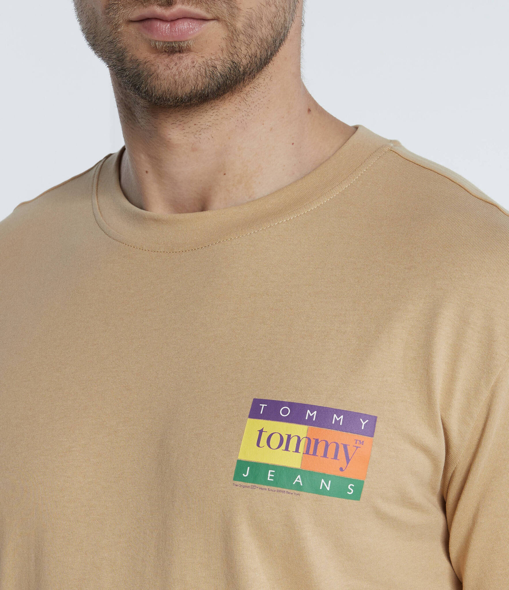 Футболка Tommy Jeans - бежевый(DM0DM19171)