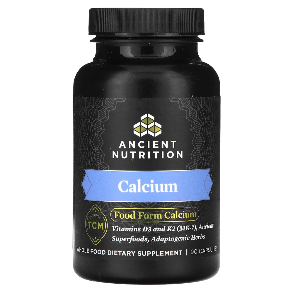Ancient Nutrition, Кальций, 90 капсул