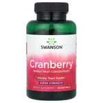 Swanson Vitamins, Клюква, концентрат из цельных фруктов, суперсила, 60 мягких таблеток