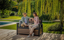 Скамья - сундук Keter Deco Garden Bench brown