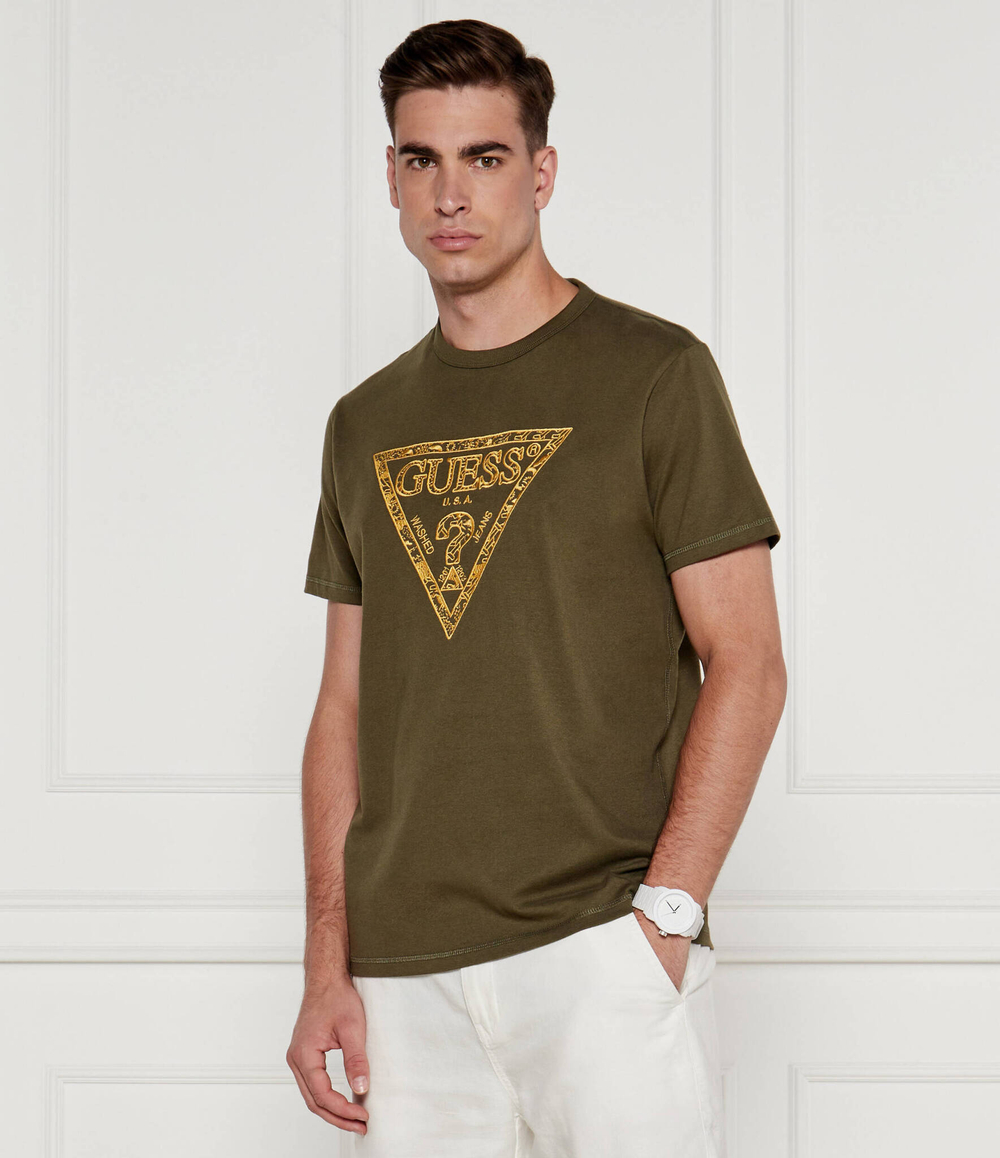 Футболка GUESS - хаки(M4YI26 K8FQ4)