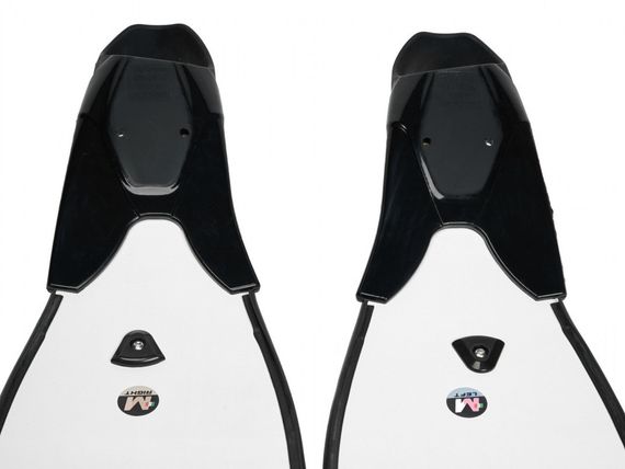 Ласты C4 Carbon Sportech Rubber FBG стеклопластик белый