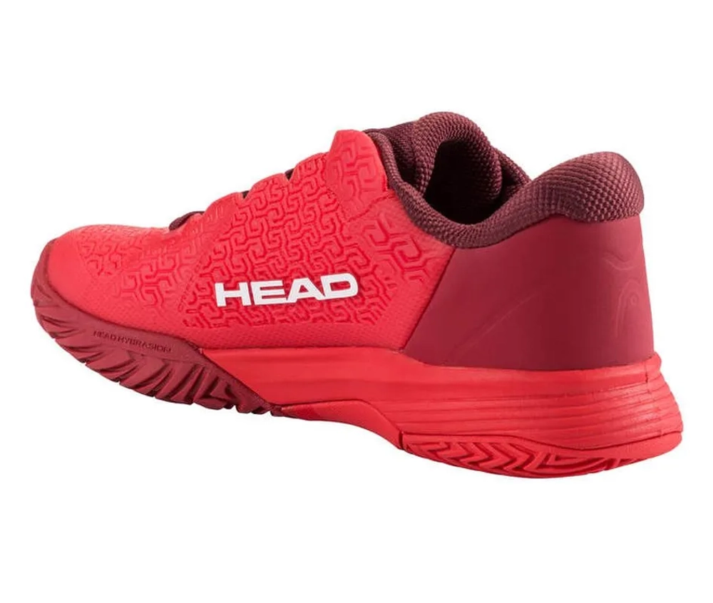 Детские теннисные кроссовки Head Revolt Pro 5.0 - red/dark red