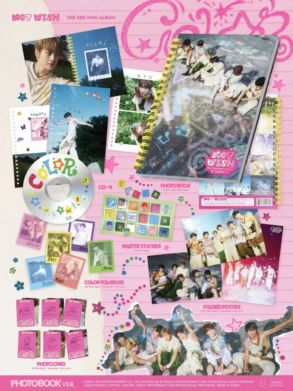 Альбом NCT WISH - COLOR [Photobook ver.]
