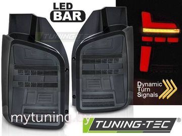 Фонари задние VW T5 04.03-09 SMOKE FULL LED SEQ INDICATOR