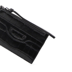 Balenciaga Neo Classic Calfskin Card Holder Men"s Black