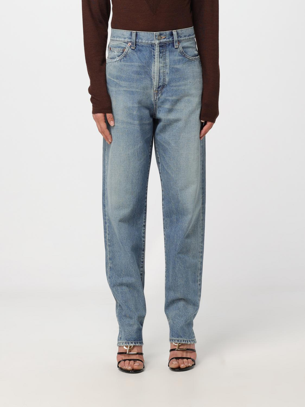 Джинсы SAINT LAURENT