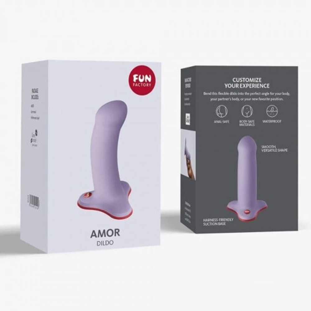 Фаллоимитатор Fun Factory Amor (14,4×3,7 см) лавандовый